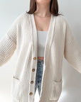 The Cozy Crochet Cardigan (XL)