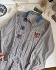 The Harvest Grid Button Up (M)