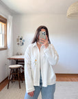 The Subtle Flower Zip Up (XL)