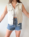 The Cream Eddie Utility Vest (M)