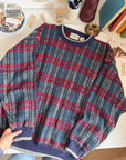The Red Blend Plaid Sweater (XL)