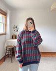 The Red Blend Plaid Sweater (XL)