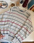 The Grey Tomboy Pattern Sweater (XL)