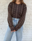 The Speckled Squiggle Sweater (L)