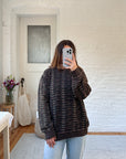 The Speckled Squiggle Sweater (L)