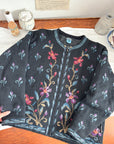 The Nana Festive Vine Zip Up Cardigan (L)
