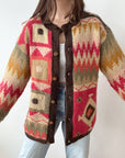 The Chevron Mix Cardigan (M)