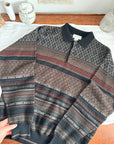 The Academic Pattern Henley (L)
