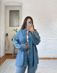 The Denim Toggle Button Up (XL)