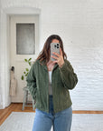 The Springy Corduroy Zip Up (M)