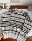 The Woodsy Pattern Sweater (M)