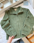The Springy Corduroy Zip Up (M)