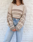 The Granola Pattern Sweater (XLT)