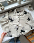 The Winter Moose Fleece Shacket (M)