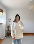 The Creamy Milk Sweater (L)