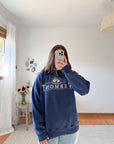 The Navy Vermont Crewneck (L)