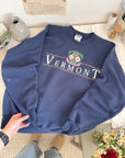 The Navy Vermont Crewneck (L)