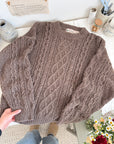The Bare Branch Cable Knit Sweater (L)