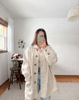 The Cream Denim Chore Coat (XL)