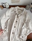 The Cream Denim Chore Coat (XL)