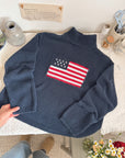 The Flag Turtleneck Sweater (M)