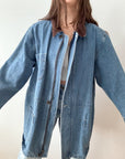 The Denim Chore Coat (1x)