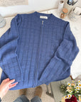 The Blue Haze Zip Up Cardigan (M)