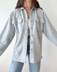 The Grey Mist Button Up (M)