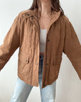 The Carmel Suede Leather Jacket (M)