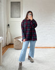 The Tartan V Neck Fleece (L)