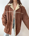 The Suede Shearling Jacket (M)