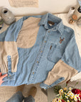 The Denim Deer Button Up (L)