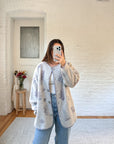 The Grey Leaf Fuzzy Shacket (L)
