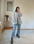 The Grey Leaf Fuzzy Shacket (L)