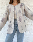 The Grey Leaf Fuzzy Shacket (L)