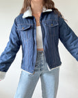 The Lorelei Denim Zip Up (M)