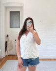 The Crochet Shell Vest (M)