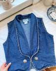 The Western Denim Vest (S)