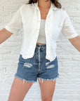 The Pure Linen Button Up (S)