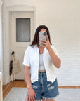 The Pure Linen Button Up (S)