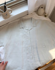 The Sea Mist Linen Button Up (M/L)