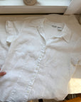 The Beachy Linen Button Up (M)
