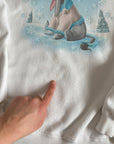 The Sleepy Eyeore Snow Crewneck (L)