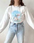 The Sleepy Eyeore Snow Crewneck (L)