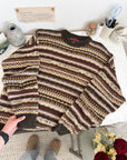 The Changing Leaves Textured Sweater (XL)