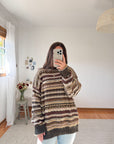 The Changing Leaves Textured Sweater (XL)