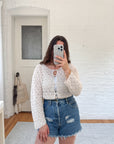 The Crochet Driftwood Cardigan (XXL)