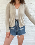 The Light Clay Cardigan (M)