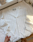 The Cloudy One Button Cardi (M)
