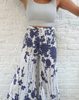 The Mediterranean Floral Pants (29")